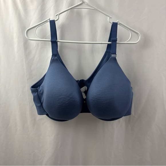 Cacique Other - Cacique Back Smoother Lightly Lined Full Coverage Bra 42DD Blue